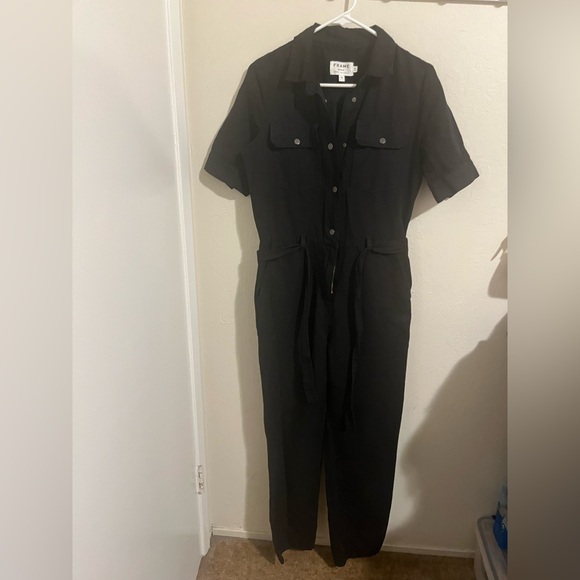 FRAME WOMENS Black Jumpsuit - Picture 1 of 8